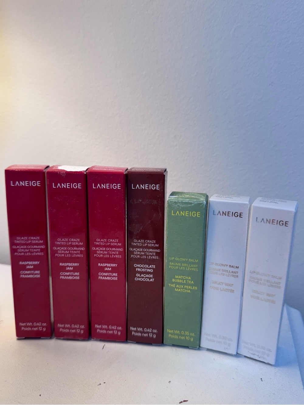 Laneige Glaze Craze Tinted Lip Serum& Free Gift One laniege Matcha Bubble Tea